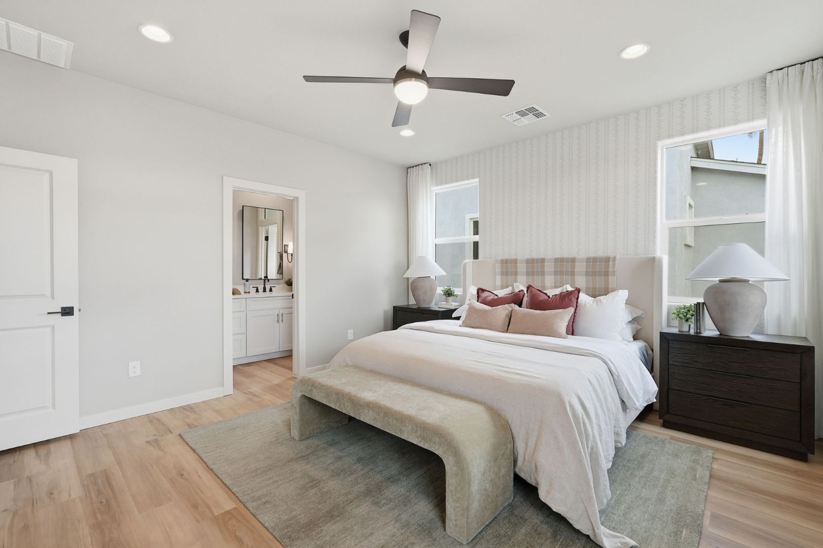 Guest bedroom or bonus room — Heritage Home model at 113 W Willo Ct, The Bower Willo, Willo Historic District, Phoenix AZ 85003